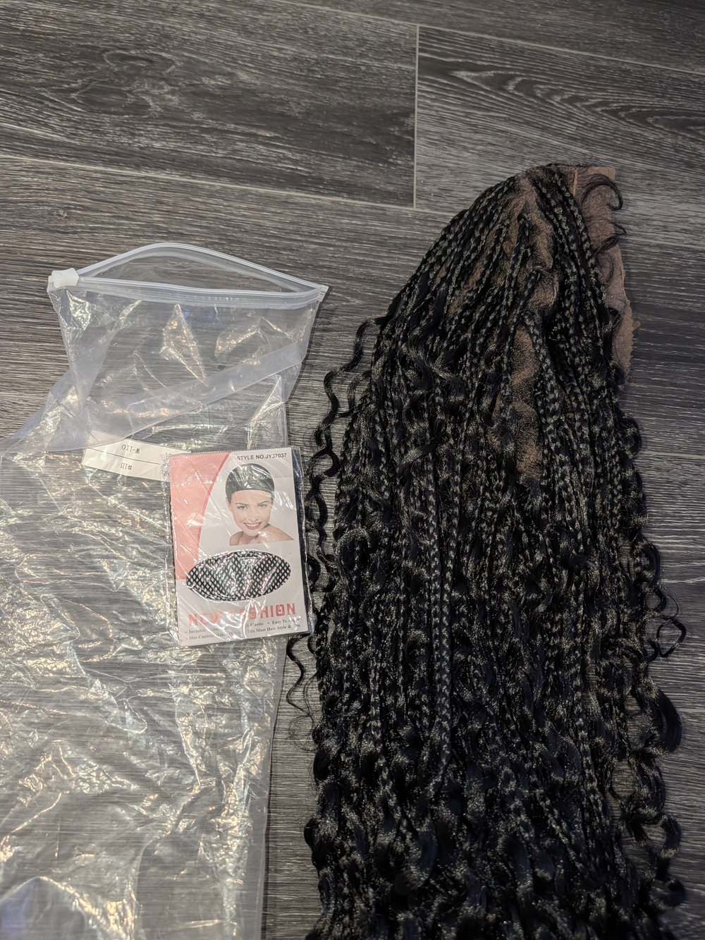 Black Braided Twist Lace Front Wig Long With Baby Hairs